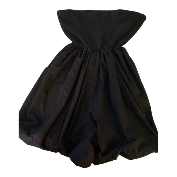 STORETS romper, black, size S - M. Full, short romper with Strapless tube top - Picture 3 of 6